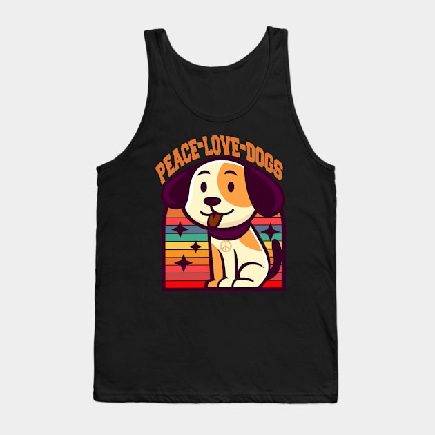 peace love dogs Tank Top by FatTize